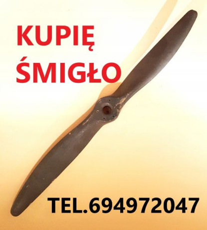 KUPIĘ DREWNIANE ŚMIGŁO OD SAMOLOTU TELEFON 694-972-047