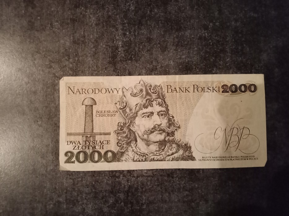 Banknot 2000 zł Mieszko Pierwszy 1979